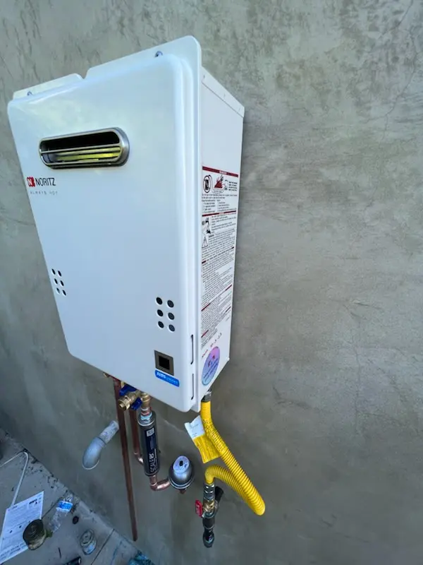 Tankless water heater installation for Bigger Tract homes